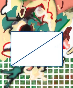 Mischtechnik auf Leinwand, 100 x 120 cm