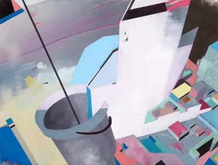 Öl und Acryl auf Leinwand, 30 x 40 cm