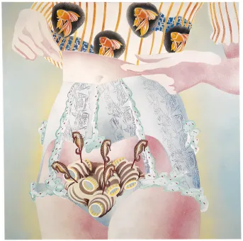 Acryl und Lack auf Leinwand  105 × 105 cm