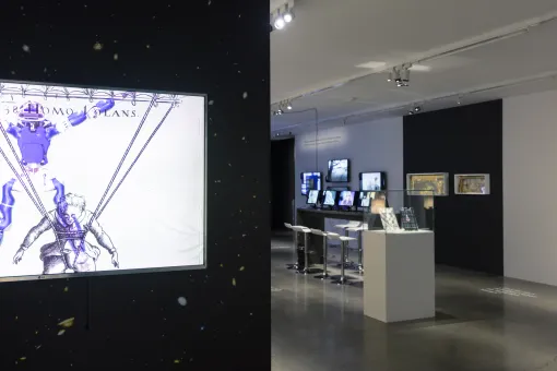 Installation view  Alexander Kluge, Pluriverse  © Belvedere, Vienna 2018  Photo: Johannes Stoll    Ausstellungsansicht: Alexander Kluge. Pluriversum, © Belvedere, Wien, 2018  Foto: Johannes Stoll  