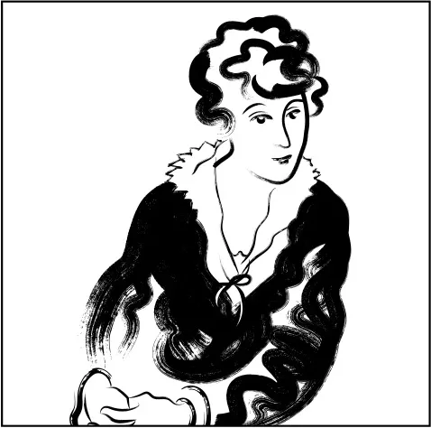 Schiele Frau