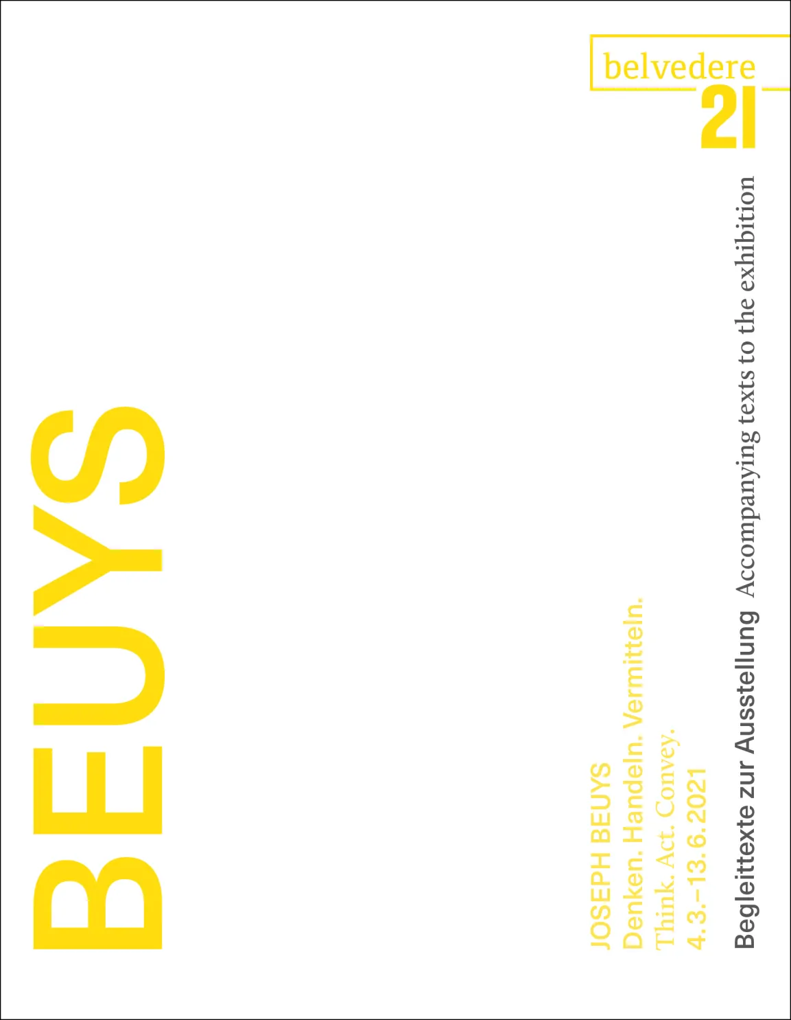 Beuys Begleittexte Cover