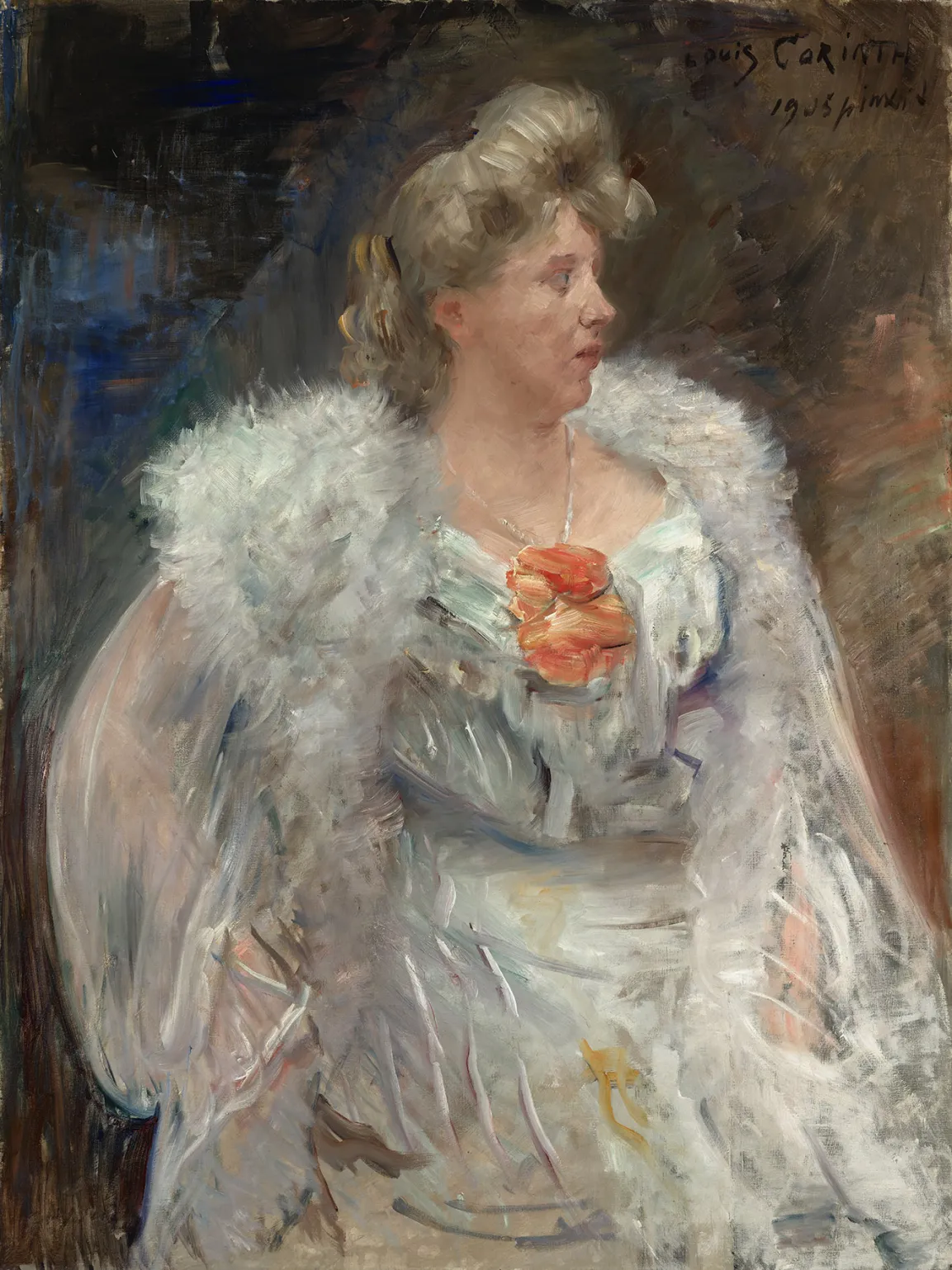 Lovis Corinth, Die Sängerin Frieda Halbe, 1905