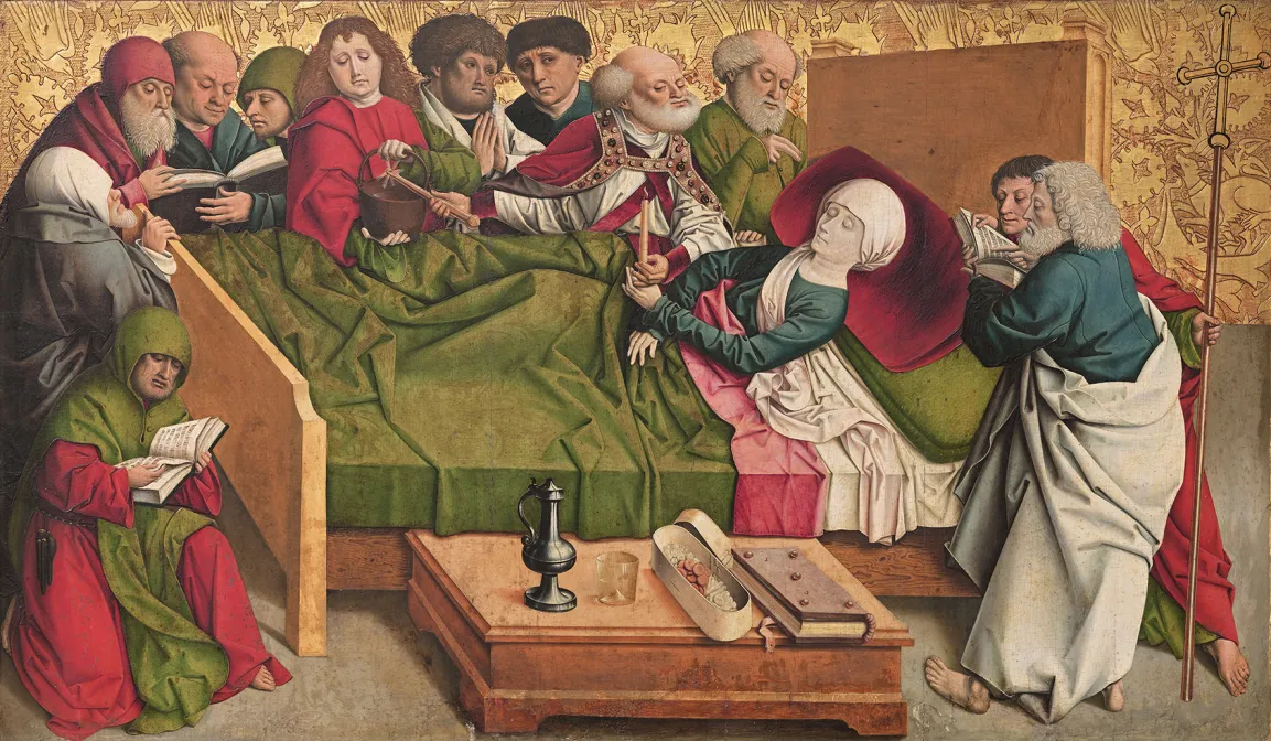 Marientod, Mitteltafel des sog. Pretschlaipfer-Triptychons