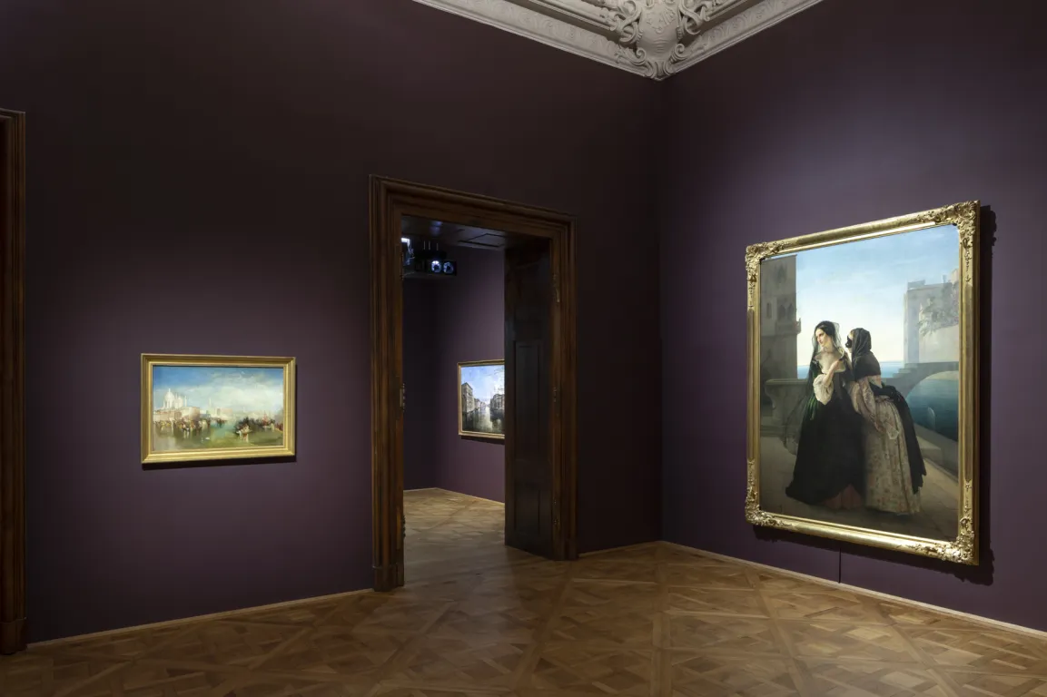 Ausstellungsansicht "Viva Venezia! Die Erfindung Venedigs im 19. Jahrhundert"