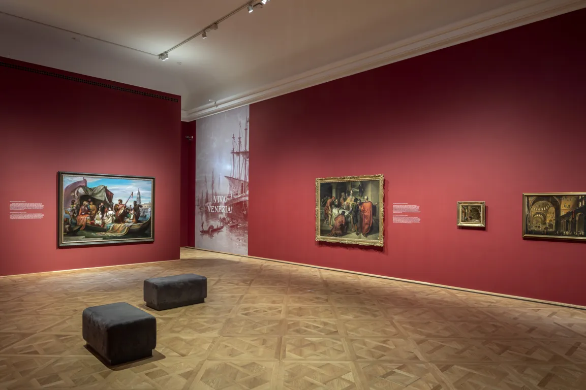 Ausstellungsansicht "Viva Venezia! Die Erfindung Venedigs im 19. Jahrhundert"