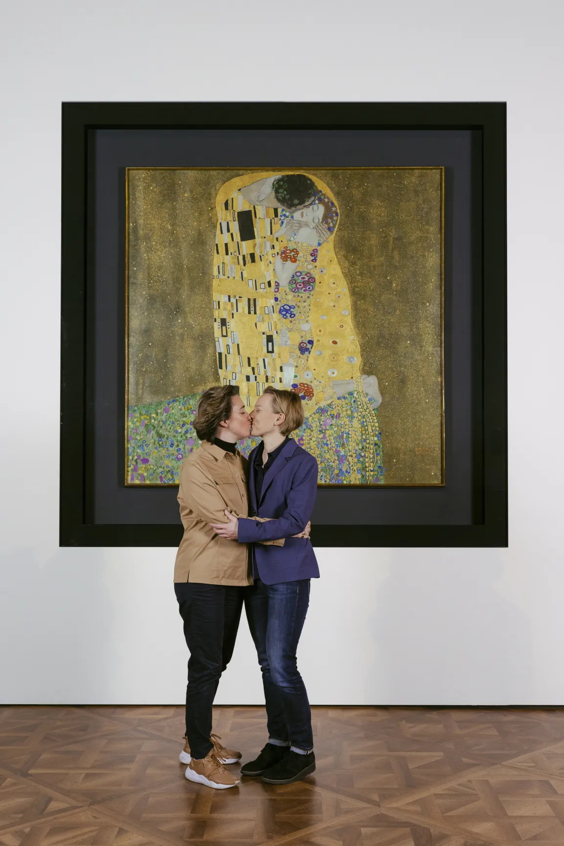 Das Belvedere lädt am Valentinstag zum Kuss vor dem „Kuss“  