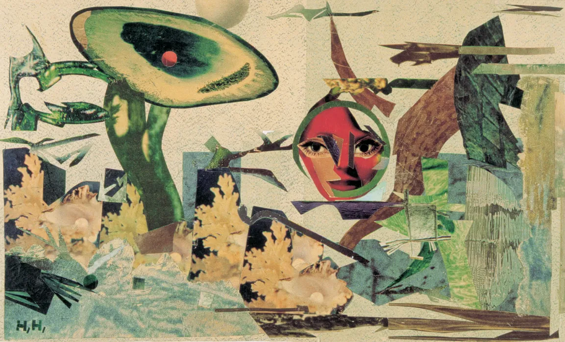 Hannah Höch, Der rote Kopf, 1964, Privatbesitz