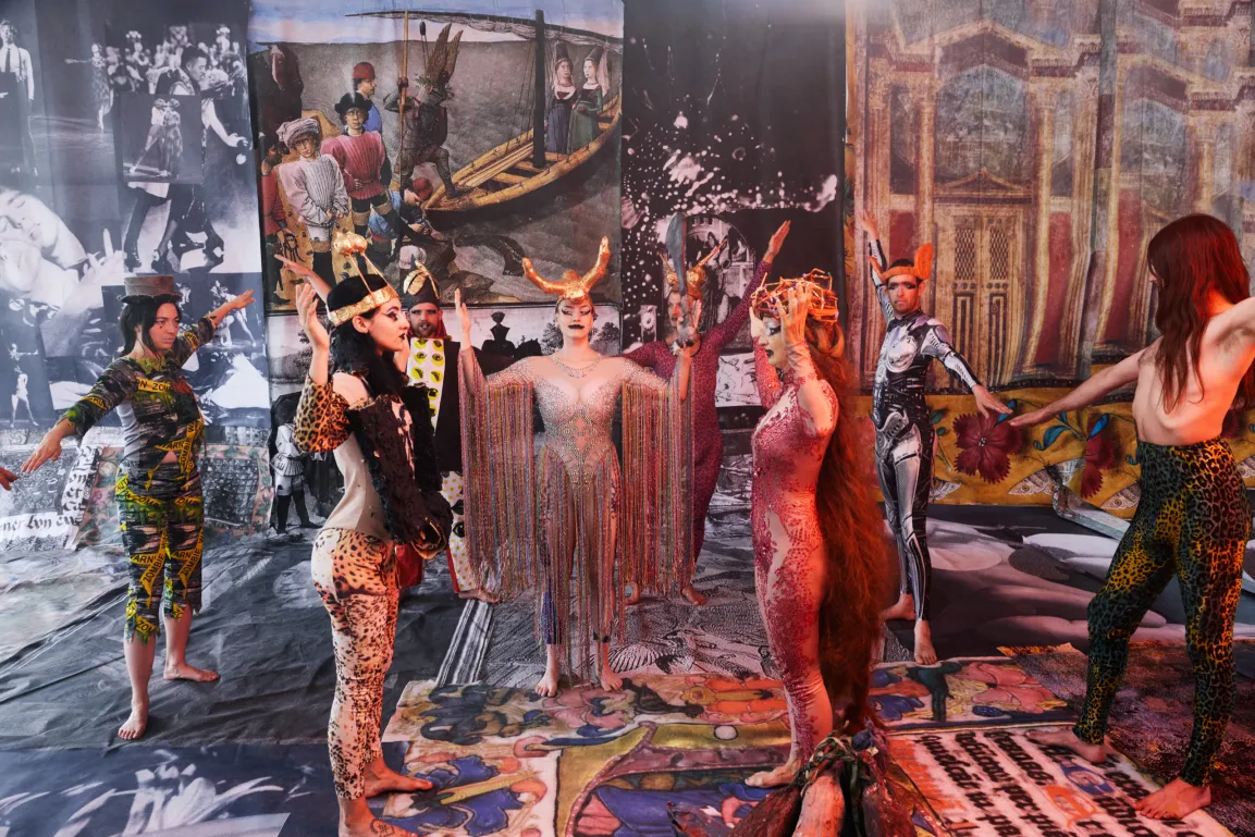 Monster Chetwynd, Silk and Beer (Wages for Housework), 2024