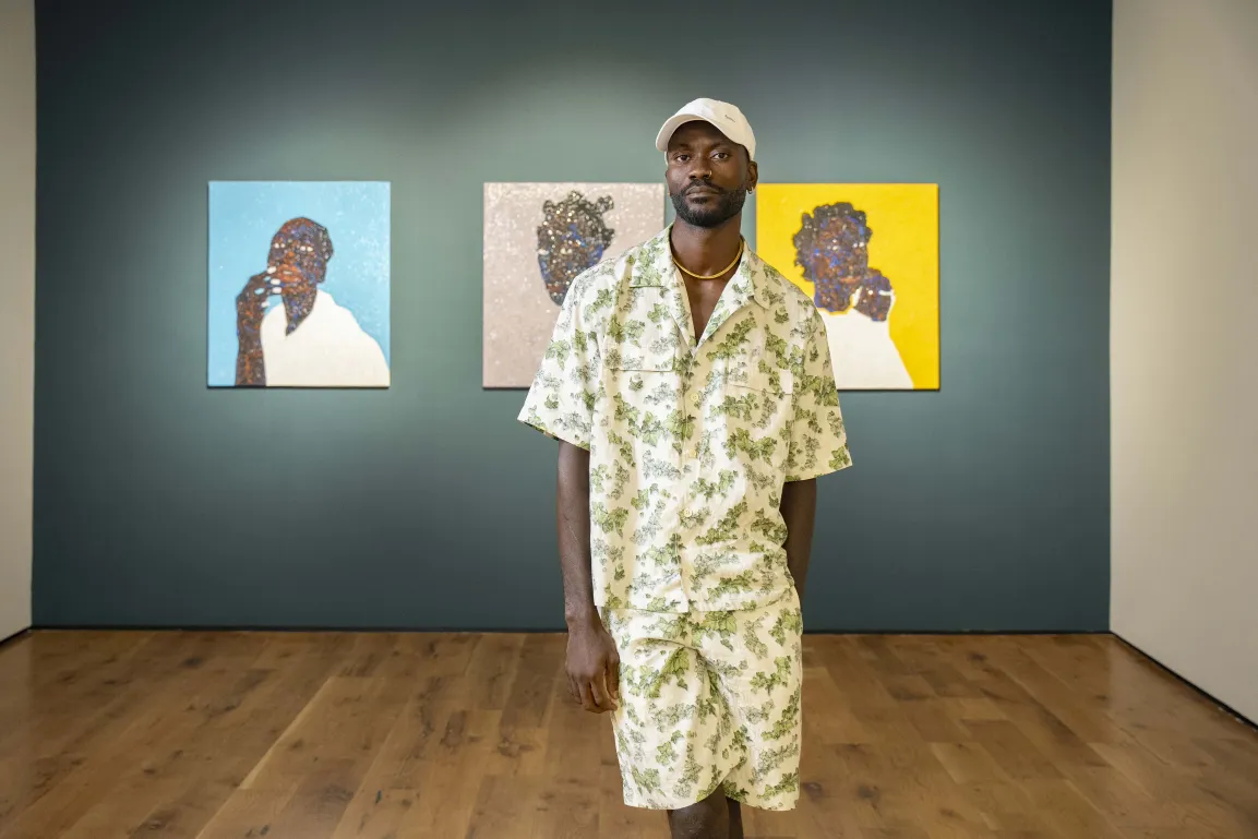 Amoako Boafo, Artist Portrait, 2024