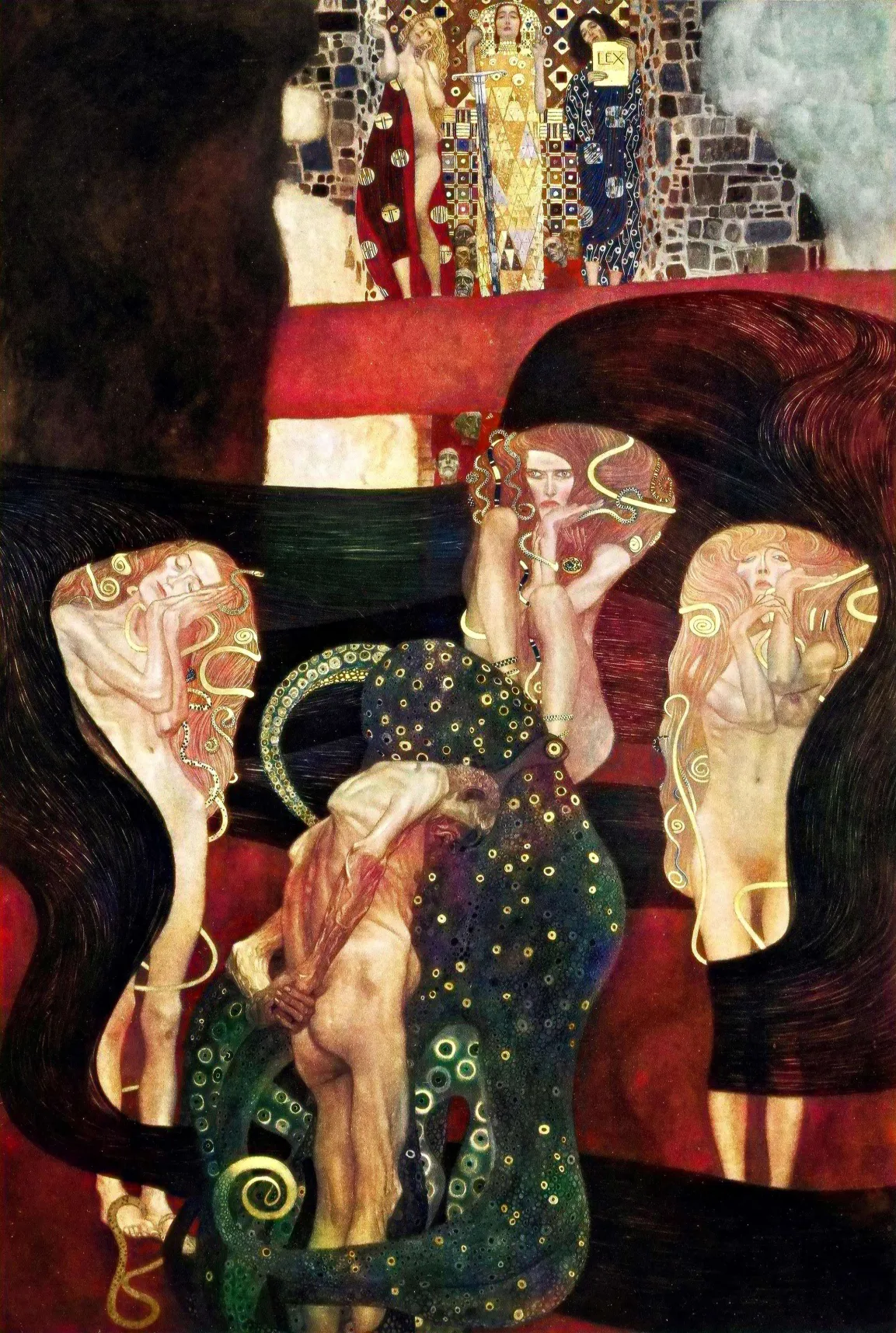 Gustav Klimt, Fakultätsbild „Die Jurisprudenz