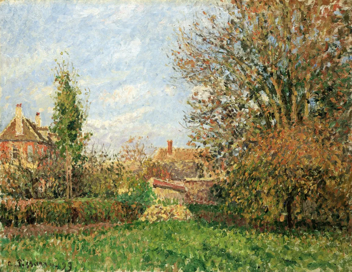 Camille Pissarro, Autumn in the Meadow at Éragny, 1899