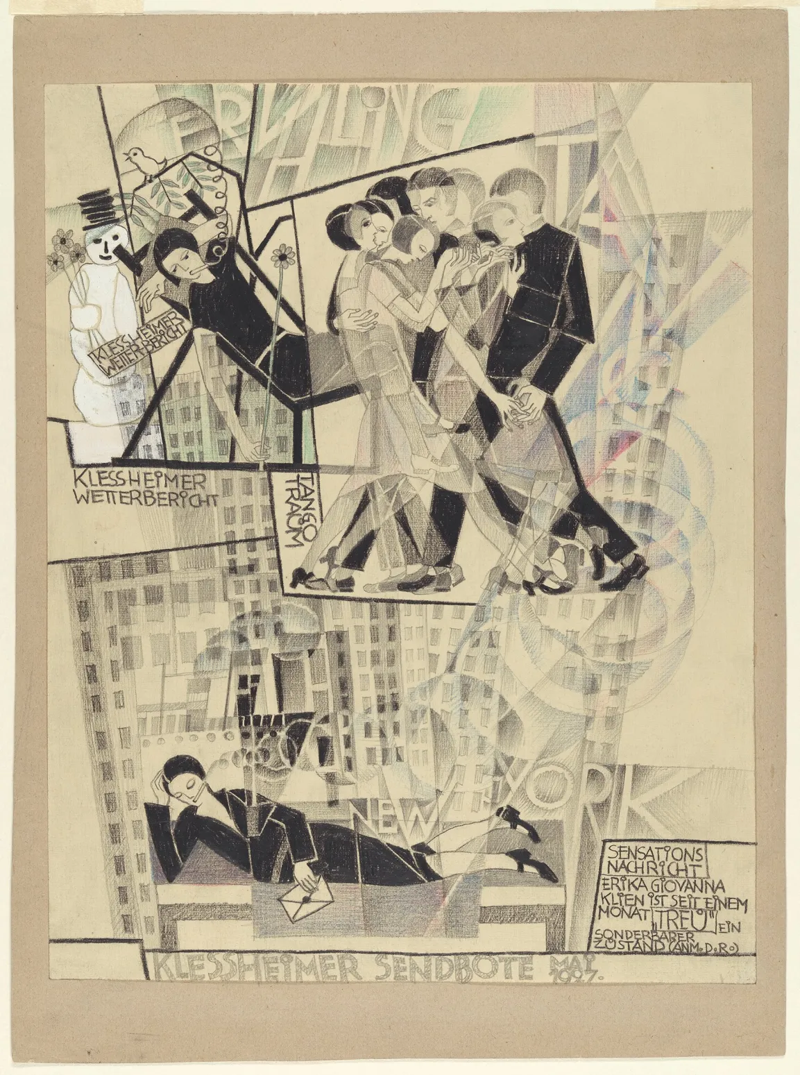 Erika Giovanna Klien, Klessheimer Sendbote, 1927