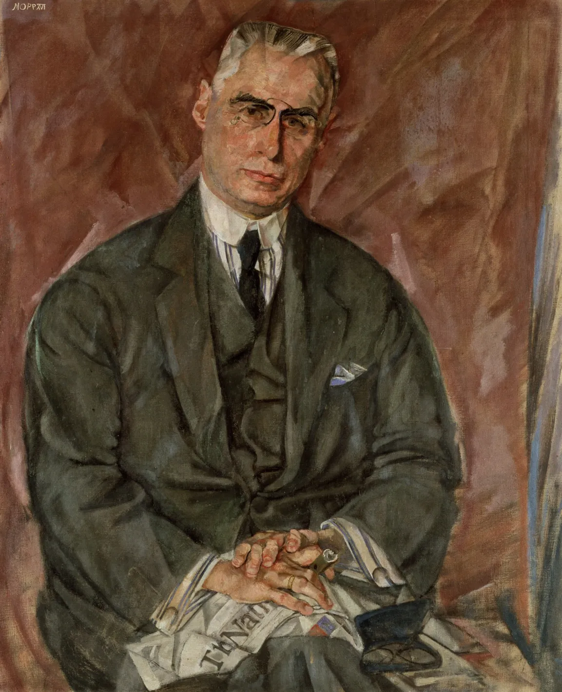 Max Oppenheimer, Portrait of Sidney W. Brown, 1917