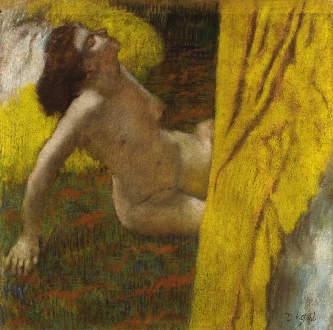 Edgar Degas, Weiblicher Akt, um 1885/1886, später überarbeitet
