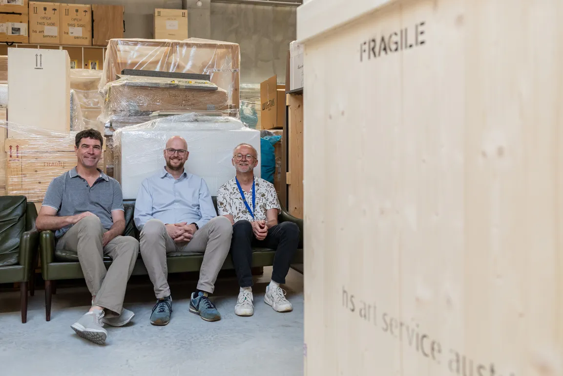 Employees at the Belvedere Depot