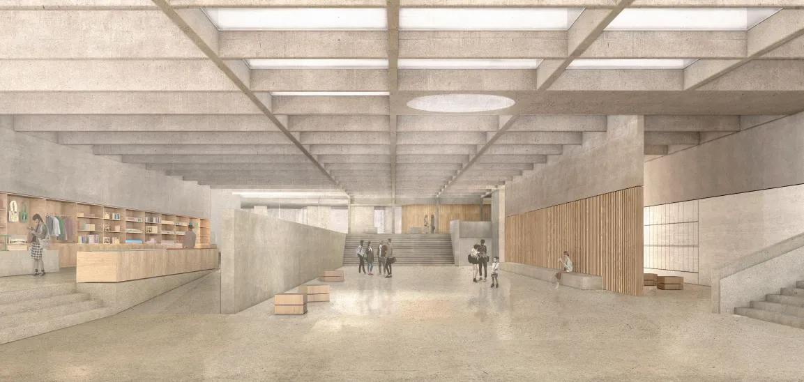 Visualisierungen Belvedere Besucherzentrum