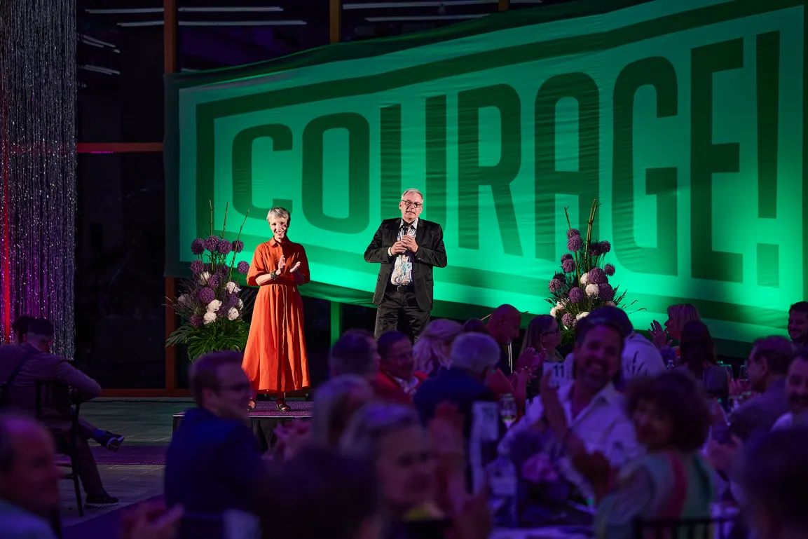 Direktion beim Fundraising Dinner