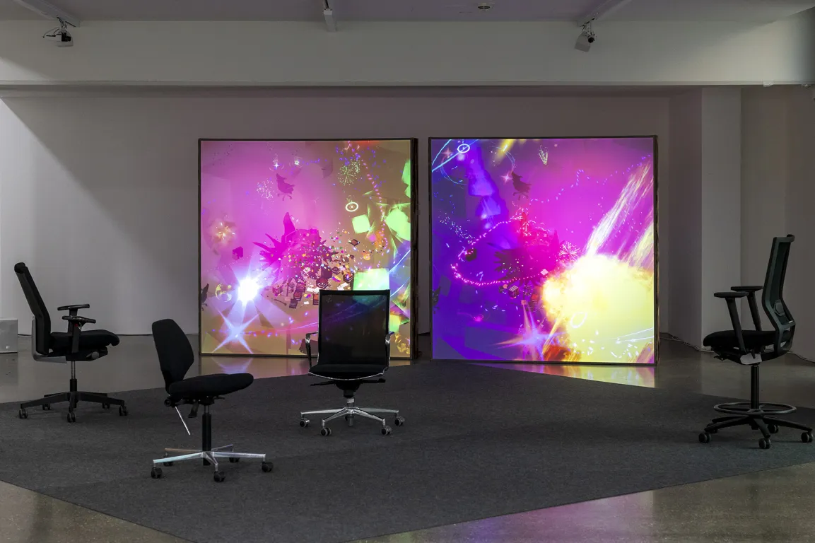 Ausstellungsansicht "Miao Ying. Come, Sit, Stay", Belvedere 21