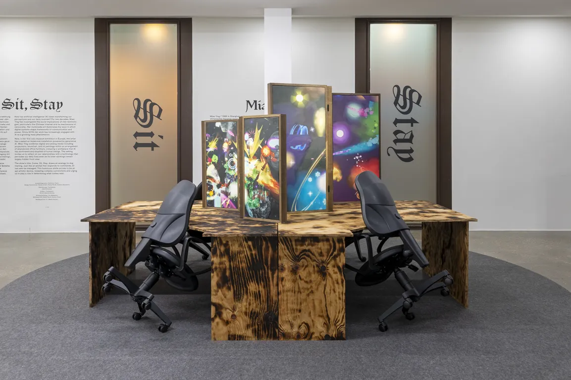 Ausstellungsansicht "Miao Ying. Come, Sit, Stay", Belvedere 21