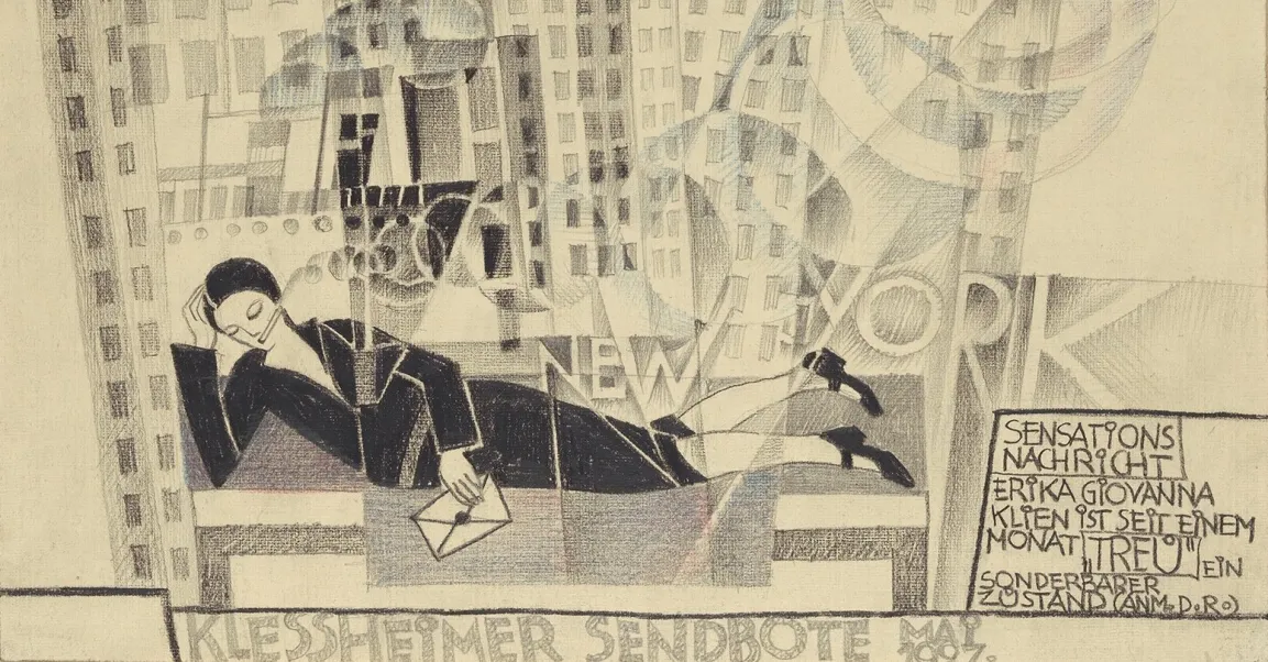 Erika Giovanna Klien, Klessheimer Sendbote (Detail), 1927