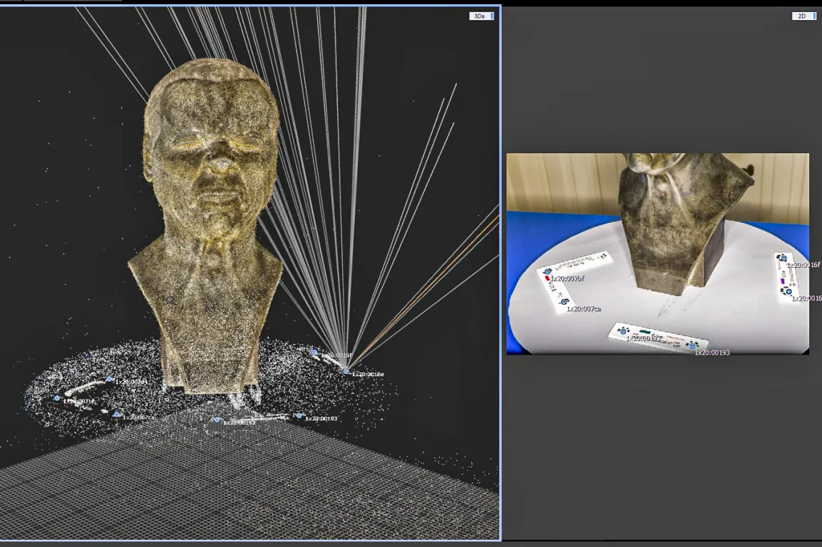 Process image: 3D model of Franz Xaver Messerschmidt, Character Head No. 34, 1770/1783