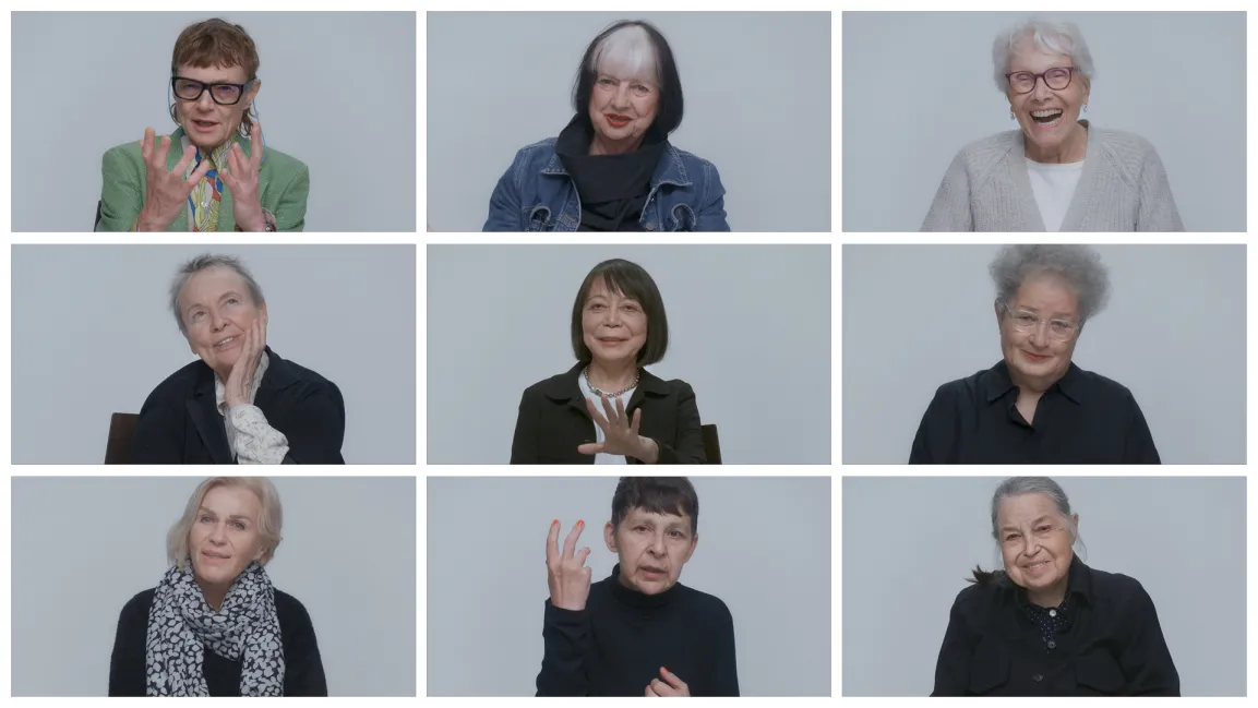 Collage of the artists