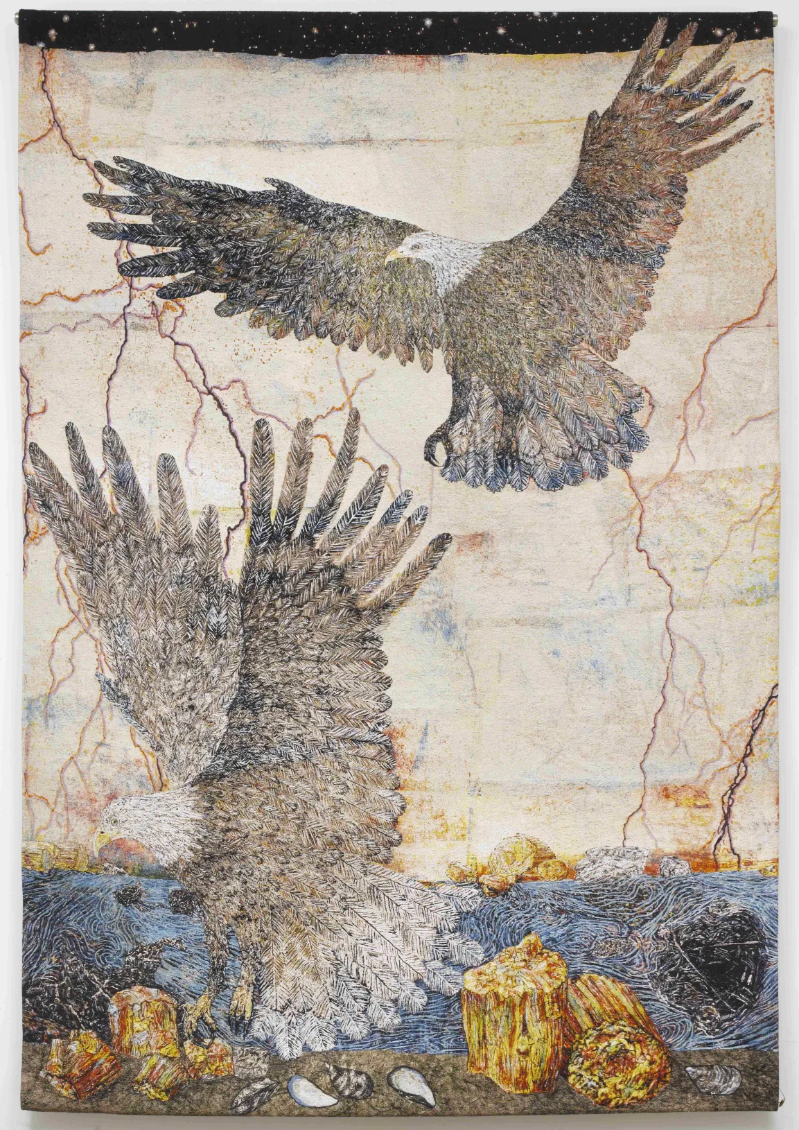 Kiki Smith
  Guide
  2012
  Jacquard-Tapisserie
  287 x 190,5 cm
  
  