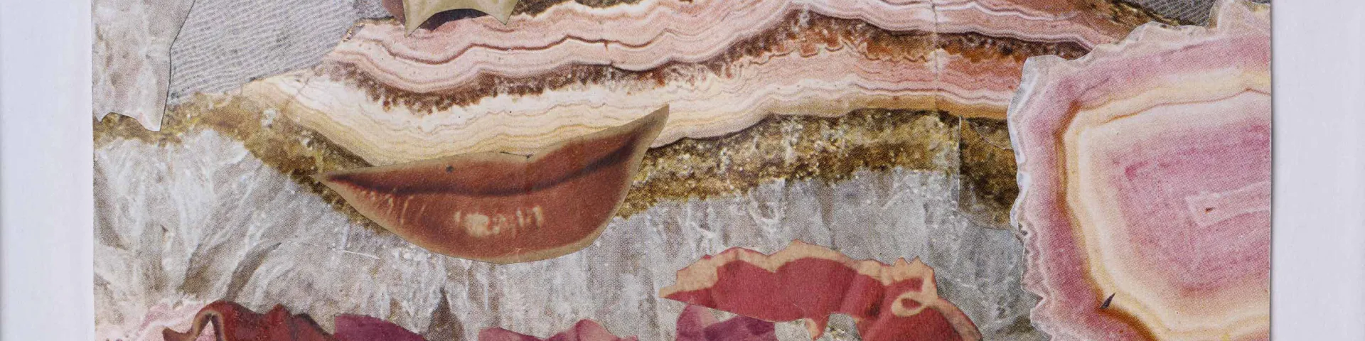 Hannah Höch, Um einen roten Mund, 1967