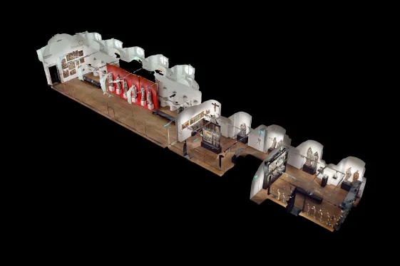 Prunkstall als 3D Modell