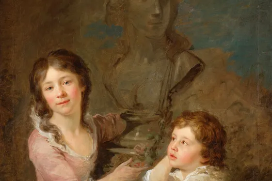Johann Baptist Lampi der Ältere, Caroline und Viktor von Tomatis, 1788/89