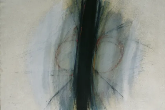 Arnulf Rainer, Vertikale, 1963