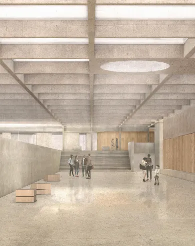 Visualisierungen Belvedere Besucherzentrum