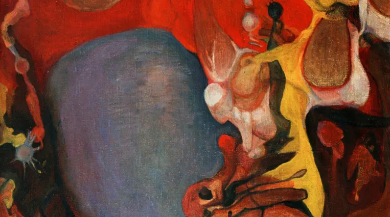 Erna Rosenstein, Die Verbrennung der Hexe (Spalenie czarownicy), 1966