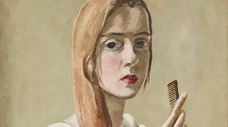 Marie-Louise von Motesiczky, Selbstporträt mit Kamm, 1926