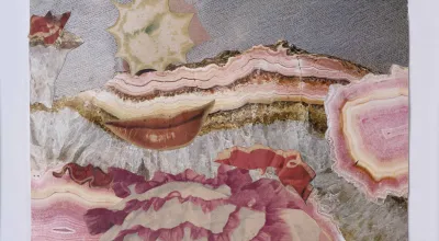 Hannah Höch, Um einen roten Mund, 1967