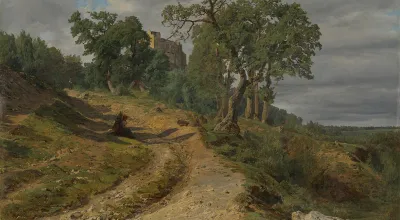 Ferdinand Georg Waldmüller, Die Ruine Liechtenstein bei Mödling, 1848