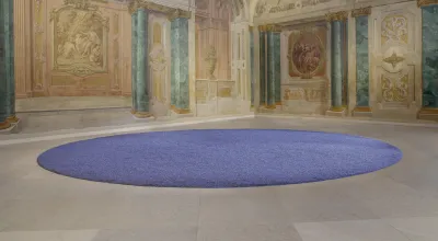 Installation view CARLONE CONTEMPORARY: herman de vries. 108 pounds of lavender