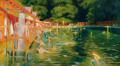 Öl auf Leinwand  135 x 160 cm