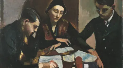 Öl auf Leinwand  101,5 x 118,5 cm