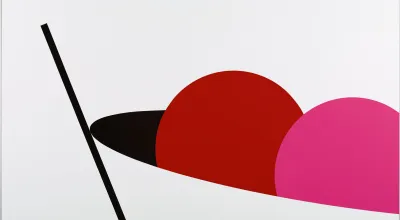 Farbfolie auf Alucore, Aluminiumrahmen  150 x 230 cm  