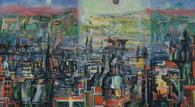 Oil and tempera on canvas  126.5 x 180 cm