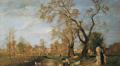 Oil on canvas  214 x 291 cm