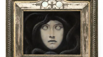 Pastels on paper  26.5 x 32.5 cm