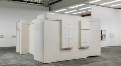 plaster, wood and metal / 300 × 643 × 500 cm  Musee National dArt Moderne, Centre Pompidou, Paris. Purchased with the support of the Friends of the National Museum of Modern Art and the Clarence Westbury Foundation 2009    