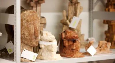 Skulpturen im Wotruba Depot