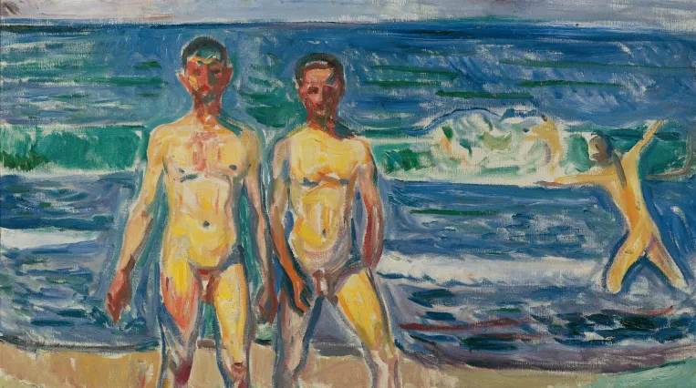Edvard Munch, Männer am Meer, 1908
