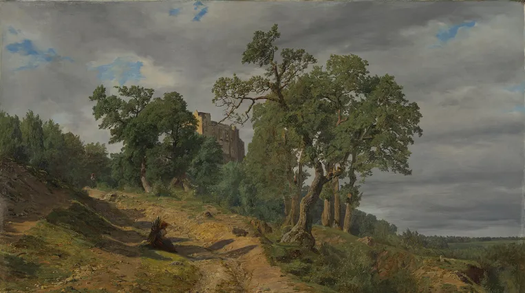 Ferdinand Georg Waldmüller, Die Ruine Liechtenstein bei Mödling, 1848