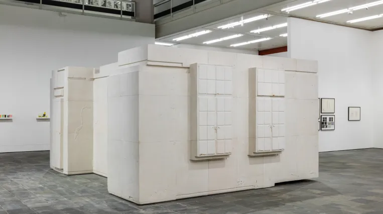 plaster, wood and metal / 300 × 643 × 500 cm  Musee National dArt Moderne, Centre Pompidou, Paris. Purchased with the support of the Friends of the National Museum of Modern Art and the Clarence Westbury Foundation 2009    